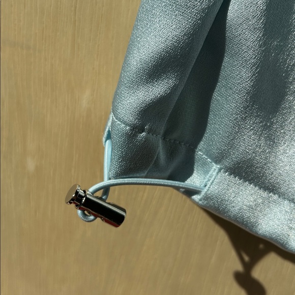 NWT SER.O.YA Light Blue Satin Cargo Pants XXS - Picture 6 of 12